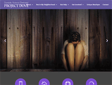 Tablet Screenshot of projectdoveor.org